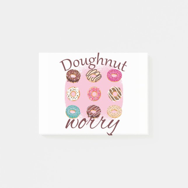 Bloco De Notas Doughnut Worry (Frente)
