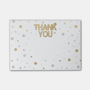 Bloco De Notas Dourada Gliter Silver Foil Impressão Confetti Obri