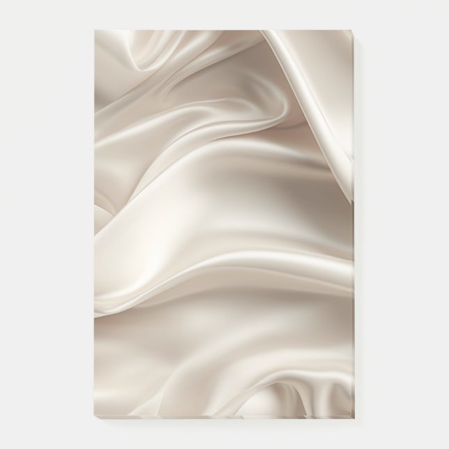 Bloco De Notas Dourado Champanhe Bonito Falso Cetim Casamento (Frente)