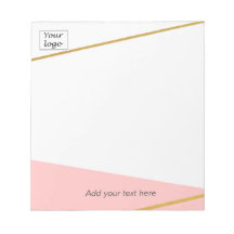 Bloco De Notas Dourado De Linha Chave E Rosa Perso