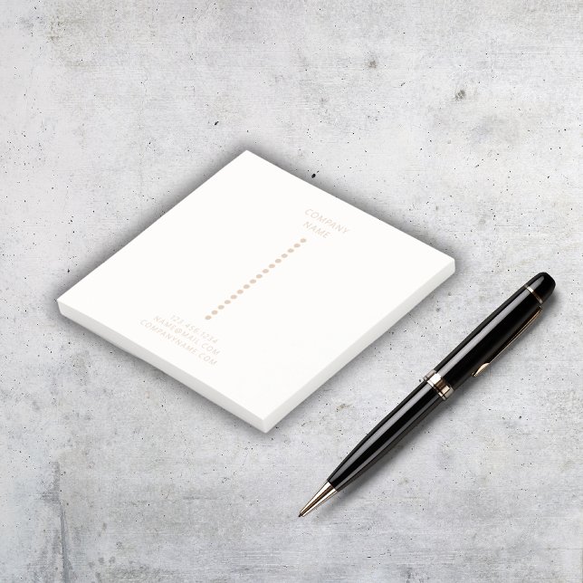 Bloco De Notas Dourado ponto mínimo profissional simples (Criador carregado)