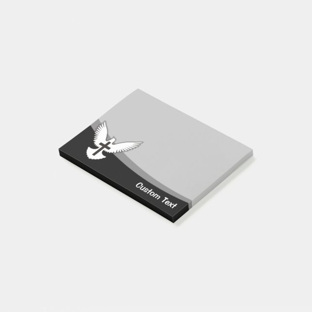 Bloco De Notas Dove com Cruz (Inclinado)