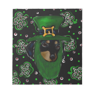 Bloco De Notas Doxie St. Patty