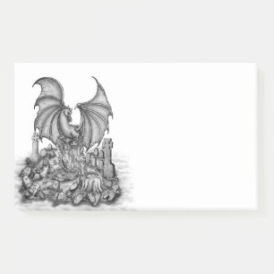 Bloco De Notas Dragão com Zombie