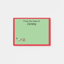 Bloco de Notas - Dragão e Borda Vermelha