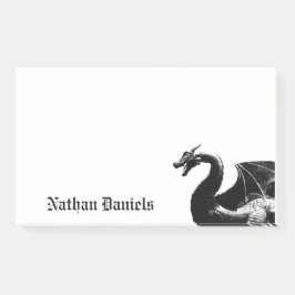 Bloco De Notas Dragão Mítico Personalizado