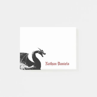 Bloco De Notas Dragão Mítico Personalizado