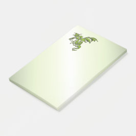 Bloco De Notas Dragão Voador Verde