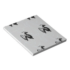 Bloco De Notas Dragões negros na cinza