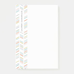 Bloco De Notas Drake Herringbone Personalizado Posto-It - Turques