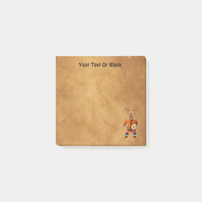 Bloco De Notas Drumming Shaman (Frente)