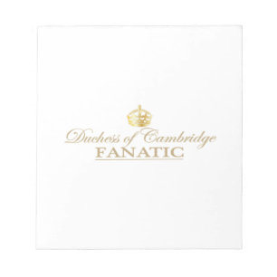 Bloco De Notas Duquesa de Cambridge Fanatic