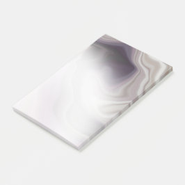 Bloco De Notas Dusty Plum Agate Watercolor Notas