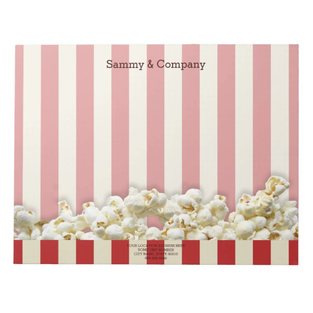 Bloco De Notas É a oferta do seu partido personalizado. (Frente)