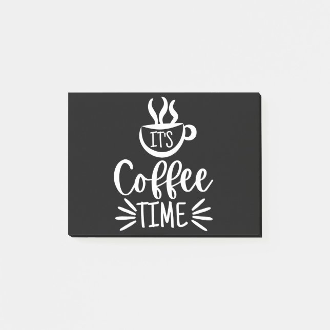 Bloco De Notas É hora do café (Frente)