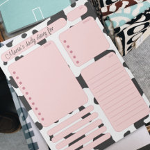 Bloco de Notas e Lista de Tarefas do Planner Diári