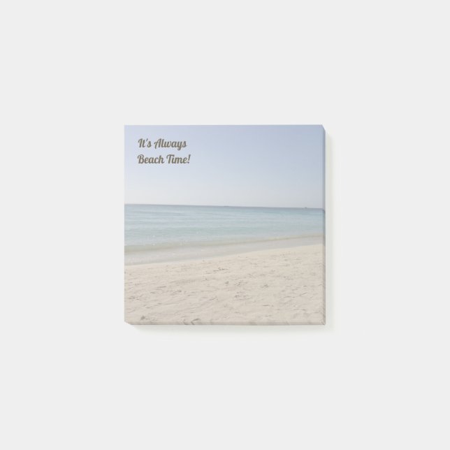 Bloco De Notas É sempre tempo da praia! Ver.2 (Frente)