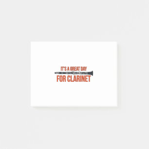 Bloco De Notas É um grande dia para clarinete