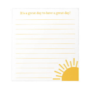 Bloco De Notas É uma lista de ações positivas para o Excelente di