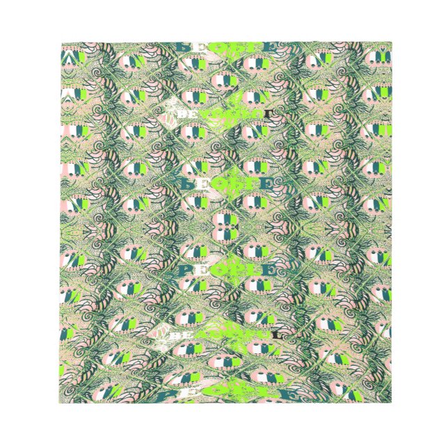 Bloco De Notas Eco Africa Motif - Arte Africana Inspirada na Natu (Frente)