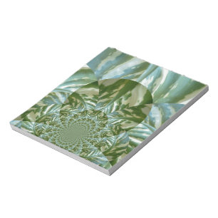 Bloco De Notas Eco Verde Camo Caleidoscópio Impressão