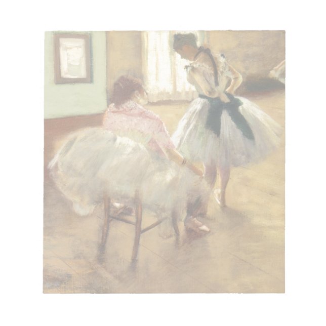 Bloco De Notas Edgar Degas A Lição Da Dança (Frente)
