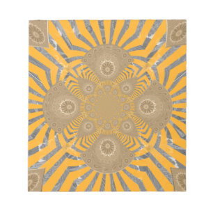 Bloco De Notas Edgy Zebra Elegance: Um Impressão Amarelo Ouro