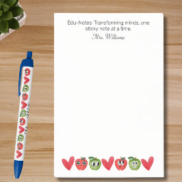 Bloco De Notas Edu-Notes: Transformando Mentes, Apreciação do Pro