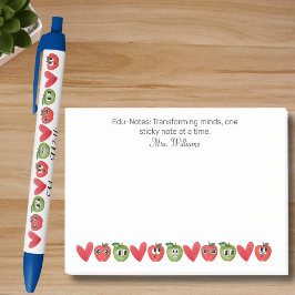 Bloco De Notas Edu-Notes: Transformando Mentes, Apreciação do Pro