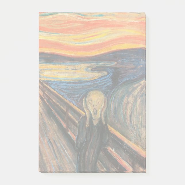 Bloco De Notas Edvard Munch é o Gritar (Frente)
