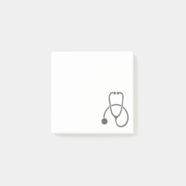 Bloco De Notas Eetoscópio de Cinza na moda no Pastel Azul