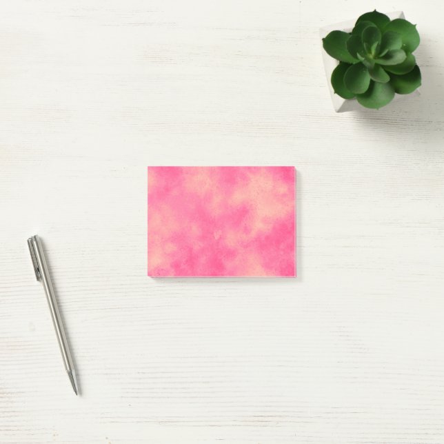 Bloco De Notas Efeito da nuvem de tempestade na moda cor-de-rosa (Escritótio)