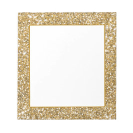 Bloco De Notas Efeito de Textura de Brilho Amarelo Dourado Falso 