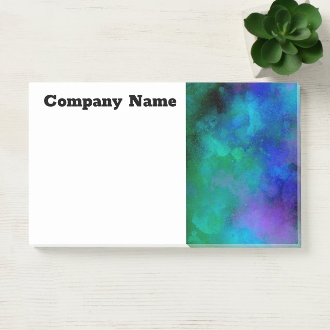 Bloco De Notas Efeito Galaxy Paint Splatter (Escritótio)