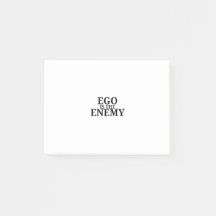 Ego é o Inimigo Tipo Minimalista Máquina de Escrev