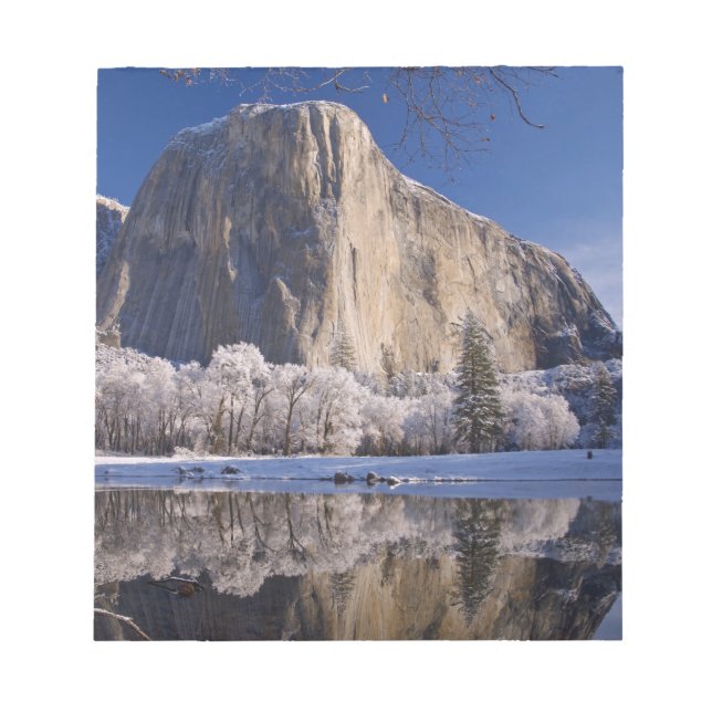 Bloco De Notas El Capitan reflete no rio Merced em 2 (Frente)