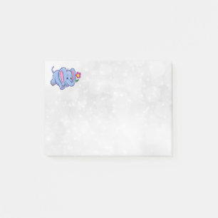 Bloco De Notas Elefante de desenho animado fofo