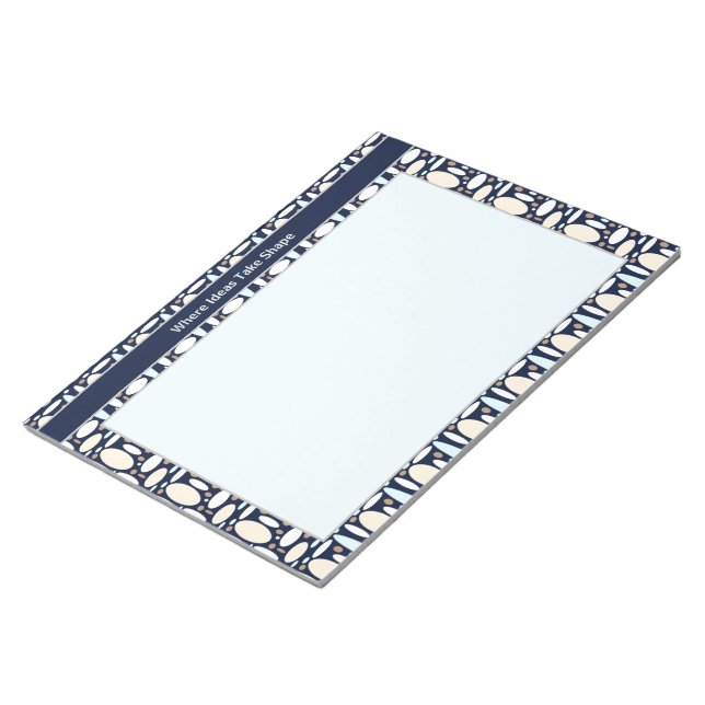 Bloco De Notas Elegância Geométrica (Inclinado)