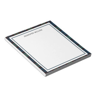 Bloco De Notas Elegant Minimalist Border Custom Notepad, Professi