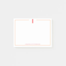 Bloco De Notas Elegant Personalized Monogram 3D Letter I Initial 