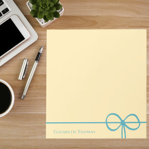 Bloco De Notas Elegante Arco Feminino Moderno Minimalista Elegant