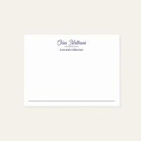 Elegante Borda de Letra Inglesa Azul-Marinho