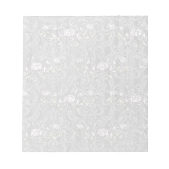 Bloco De Notas Elegante Floral (Frente)