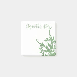 Bloco De Notas Elegante Greenery