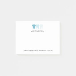Bloco De Notas Elegante Logotipo de Dente de Dentista Moderno Per