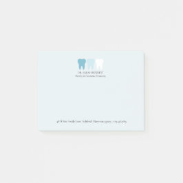 Bloco De Notas Elegante Logotipo de Dente de Dentista Moderno Per