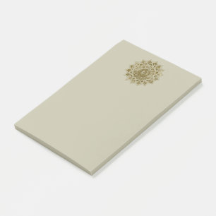 Bloco De Notas Elegante Mandala Colorido Estilo Índia 4