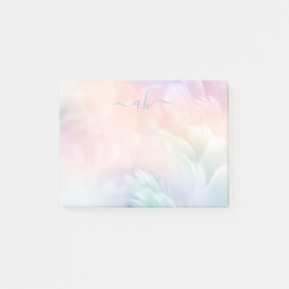 Bloco De Notas Elegante Minimalista Chuva de Pastel Penugem de Pe