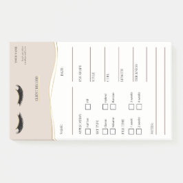 Bloco De Notas Elegantes notas adesivas Post-it® na cor bege e do