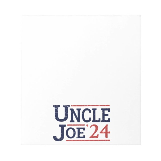 Bloco De Notas Eleição 2024 - Tio Joe I (Frente)